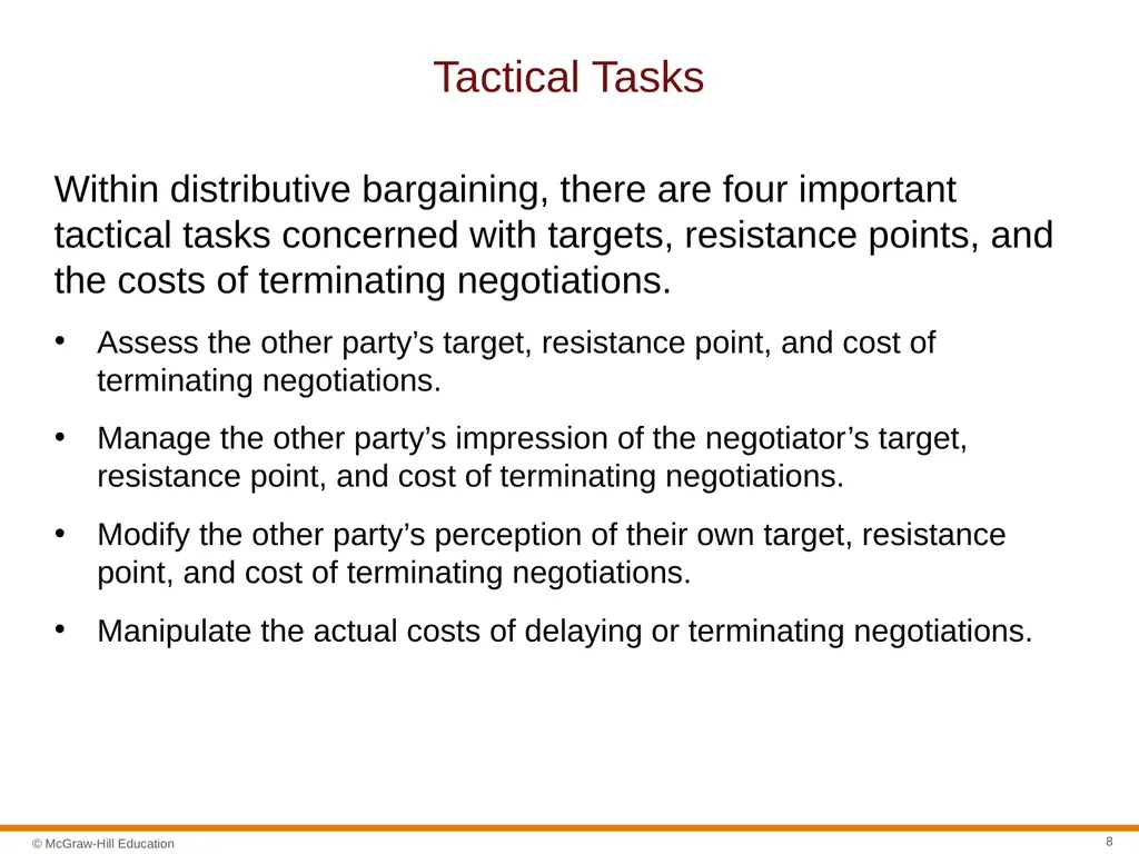 Negotiation Section 01: Negotiation Fundamentals - slide 8 of 31
