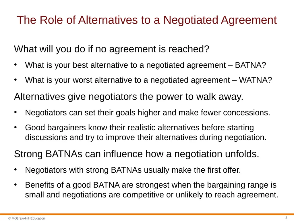 Negotiation Section 01: Negotiation Fundamentals - slide 3 of 31
