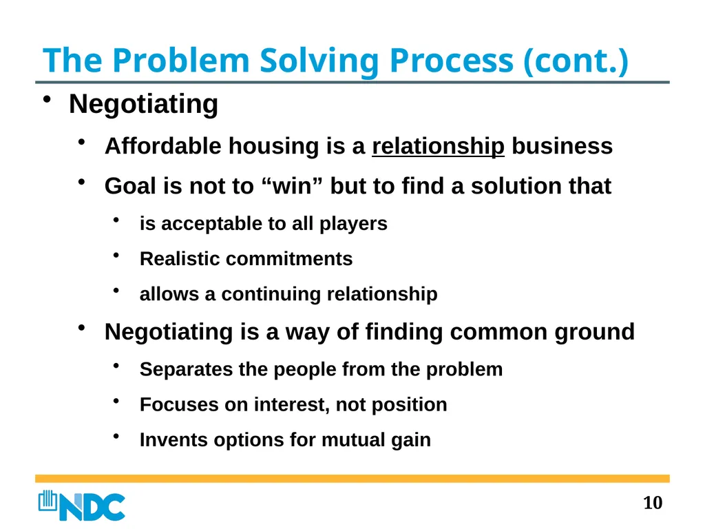 2018 Housing Colorado NOW Problem Solving and - slide 10 of 13