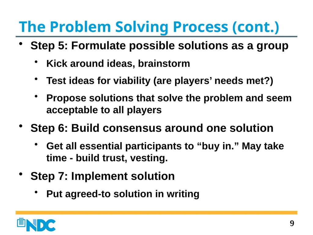 2018 Housing Colorado NOW Problem Solving and - slide 9 of 13