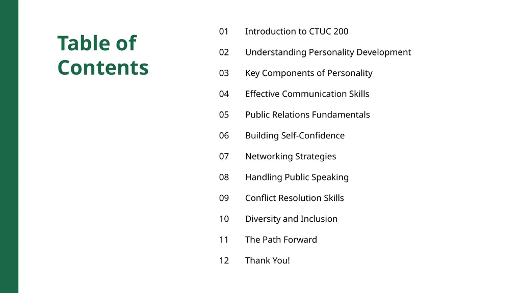 Unlocking Potential: CTUC 200 Master Your - slide 2 of 14