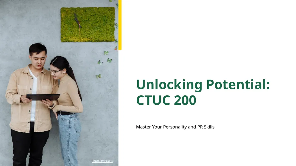 Unlocking Potential: CTUC 200 Master Your - slide 1 of 14