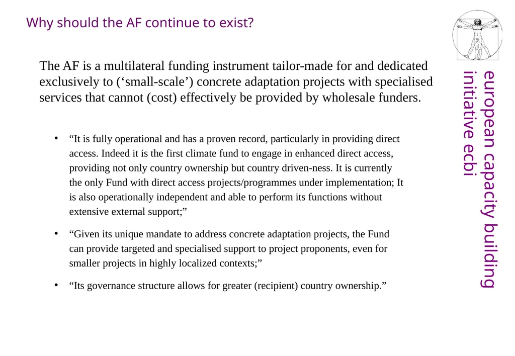 What to do with the Adaptation Fund? Its role in - slide 11 of 14