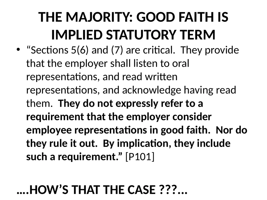 SUMMARY OF THE SCC DECISION AND REASONS IN FRASER - slide 21 of 57