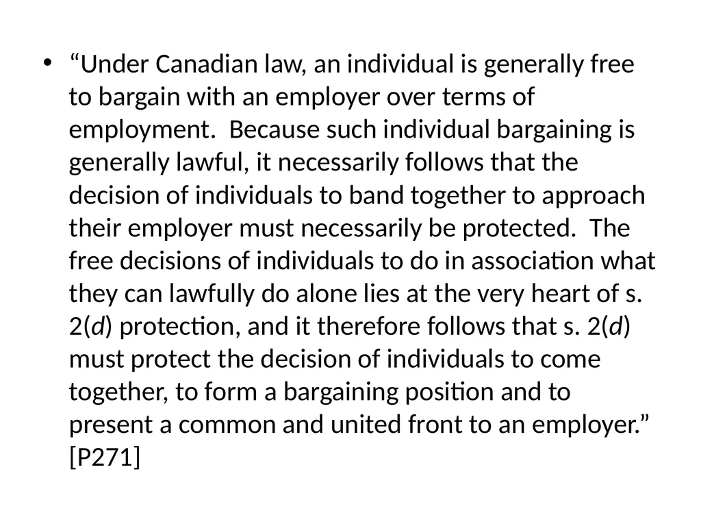 SUMMARY OF THE SCC DECISION AND REASONS IN FRASER - slide 42 of 57