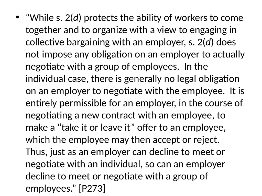SUMMARY OF THE SCC DECISION AND REASONS IN FRASER - slide 44 of 57