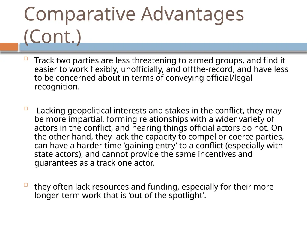 Ir312 Diplomacy Track I & Track II Diplomacy Dr. - slide 34 of 35