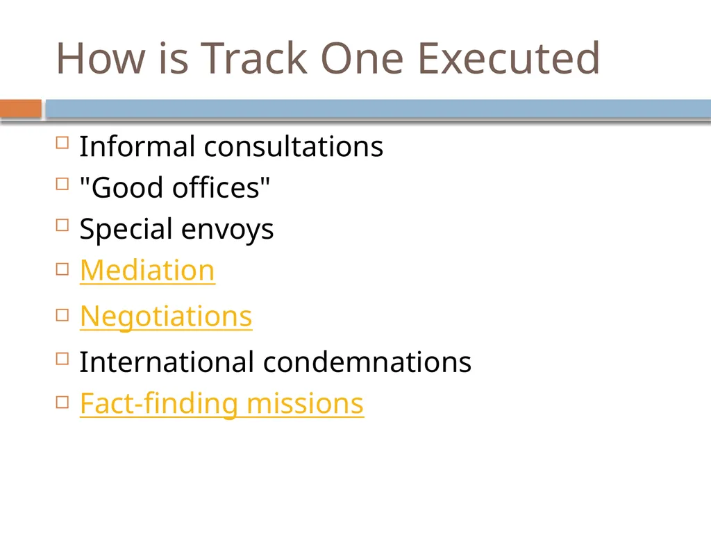 Ir312 Diplomacy Track I & Track II Diplomacy Dr. - slide 11 of 35