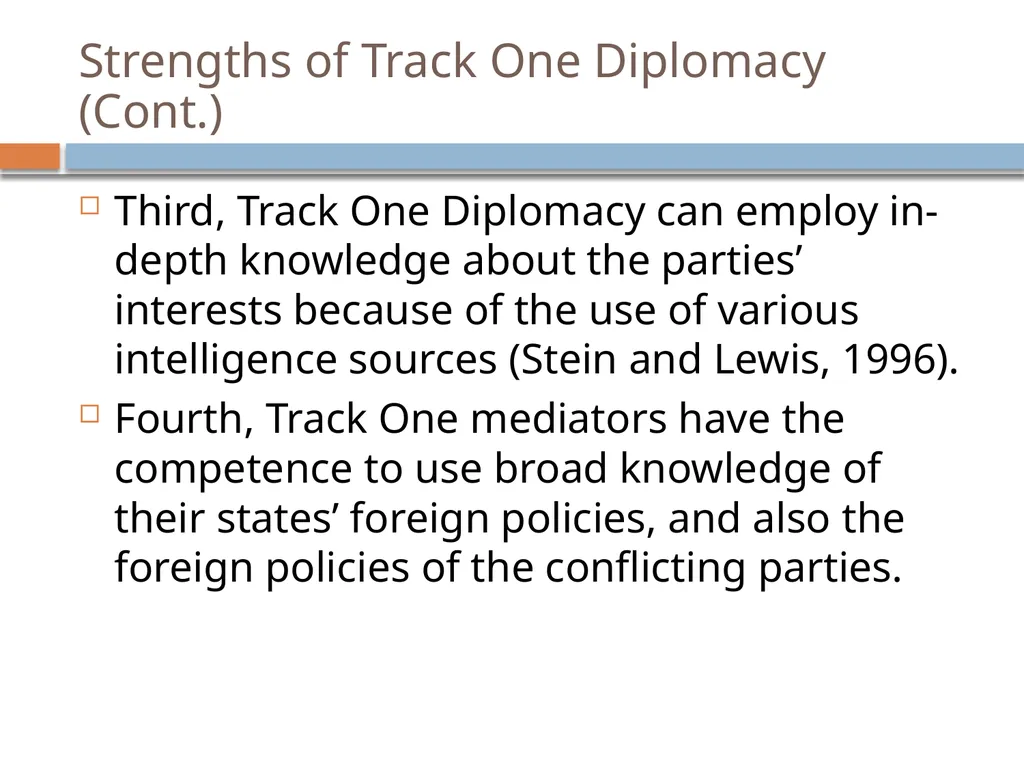 Ir312 Diplomacy Track I & Track II Diplomacy Dr. - slide 21 of 35