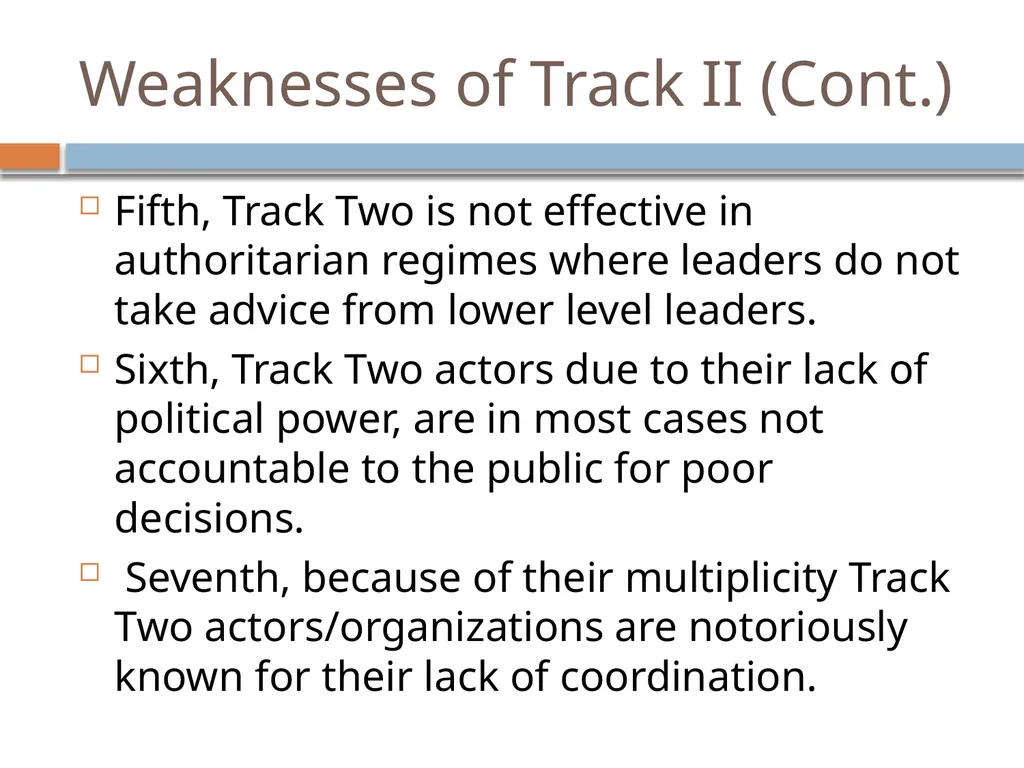 Ir312 Diplomacy Track I & Track II Diplomacy Dr. - slide 32 of 35
