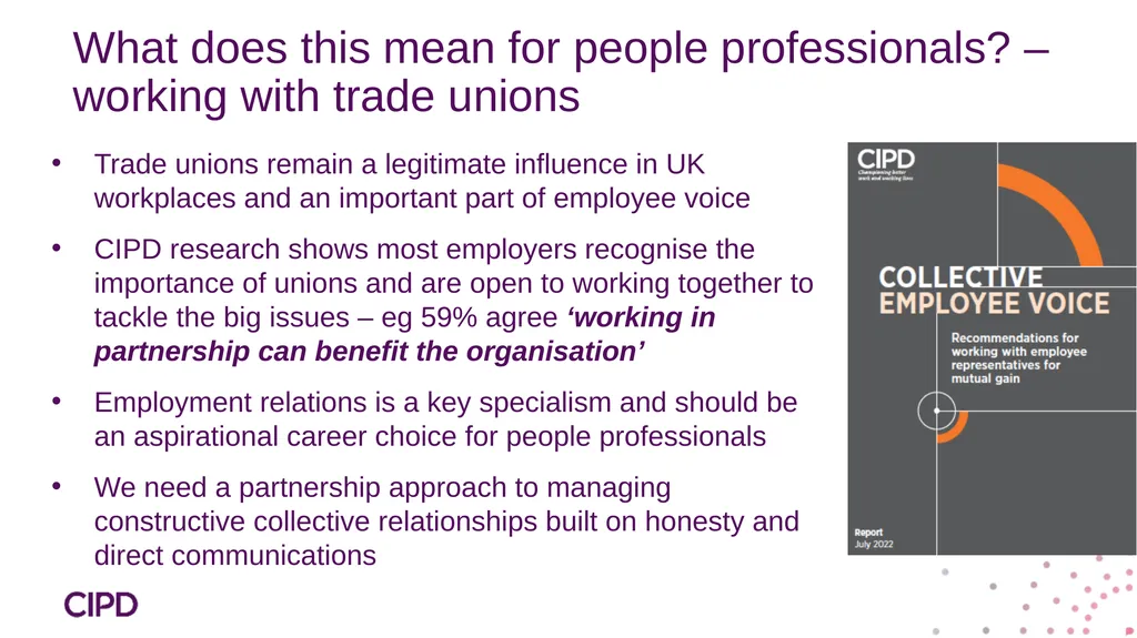 CIPD webinar: Working constructively with trade - slide 9 of 15