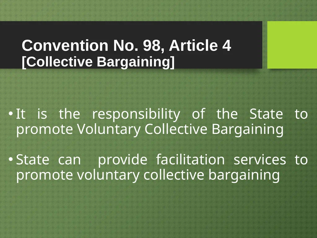 Freedom of Association Standards and Principles - slide 52 of 68
