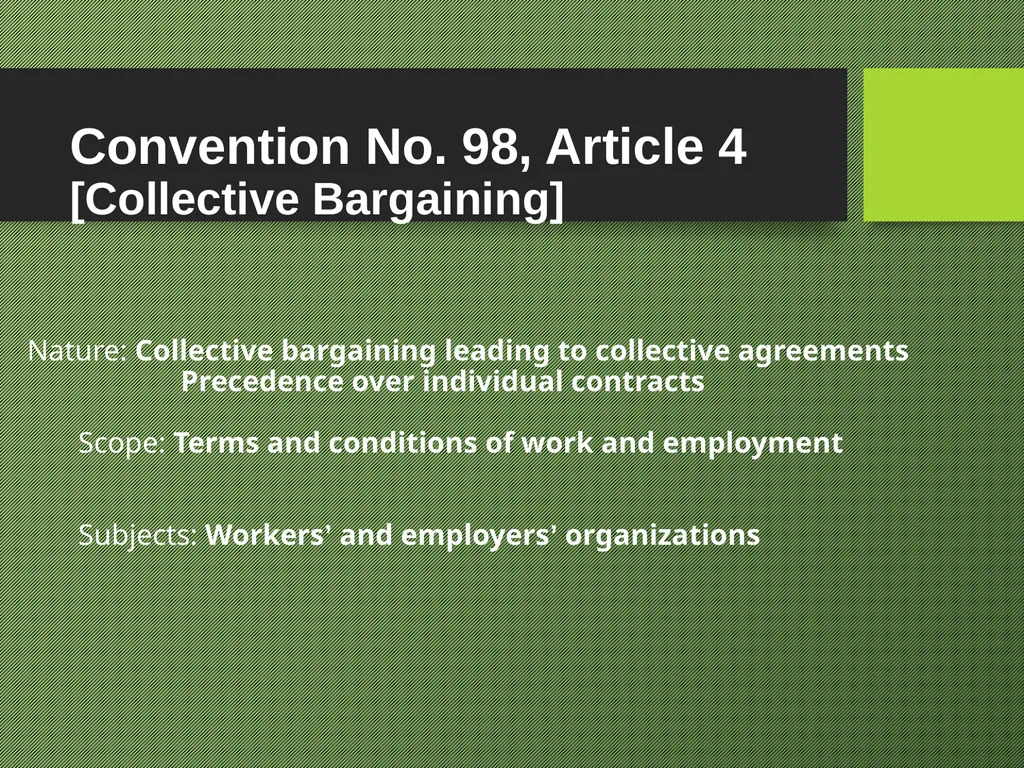 Freedom of Association Standards and Principles - slide 50 of 68