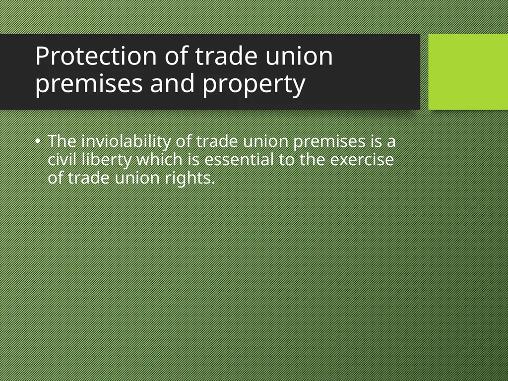 Freedom of Association Standards and Principles - slide 8 of 68