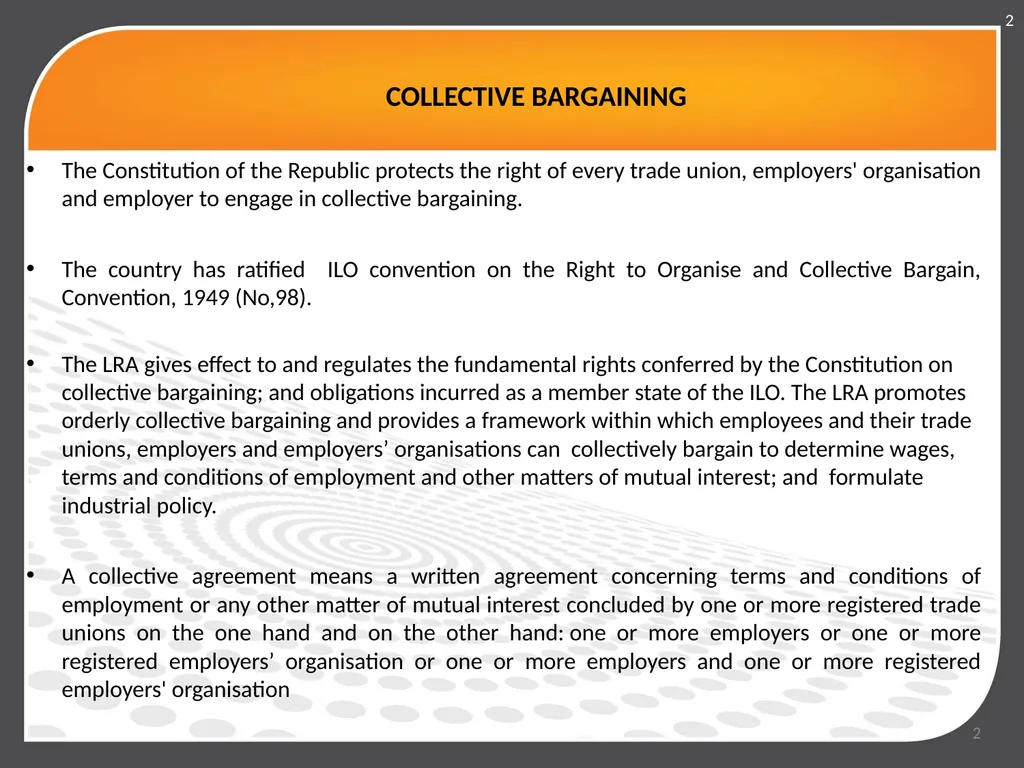 DEPARTMENT OF EMPLOYMENT AND LABOUR PORTFOLIO - slide 2 of 17