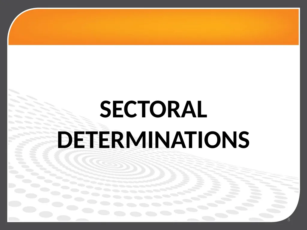 DEPARTMENT OF EMPLOYMENT AND LABOUR PORTFOLIO - slide 8 of 17