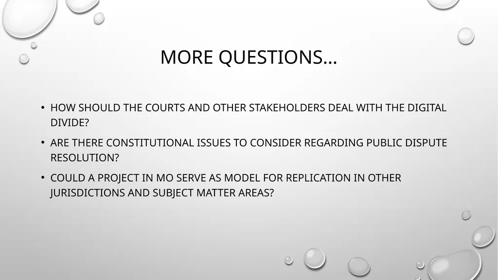 ODR in the Courts Logical next step? This work by - slide 30 of 31