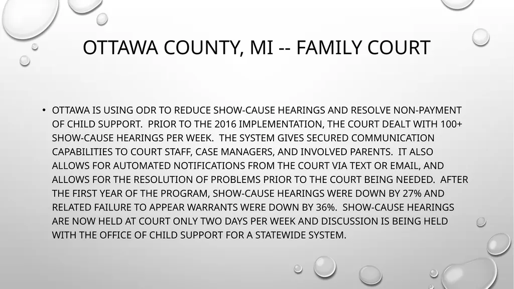 ODR in the Courts Logical next step? This work by - slide 21 of 31