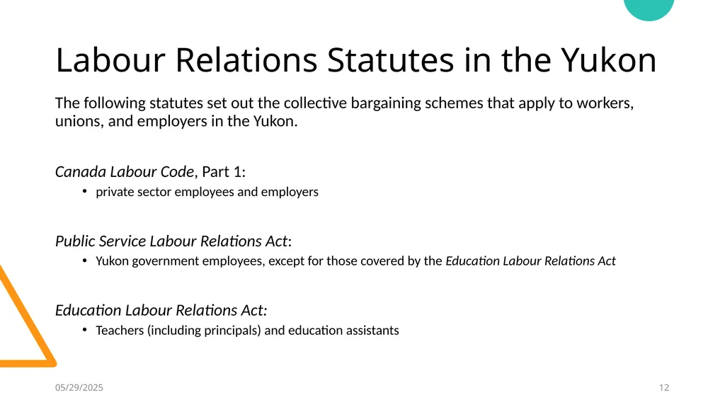 Yukon Workplace Law William Clements Koskie Glavin - slide 12 of 28