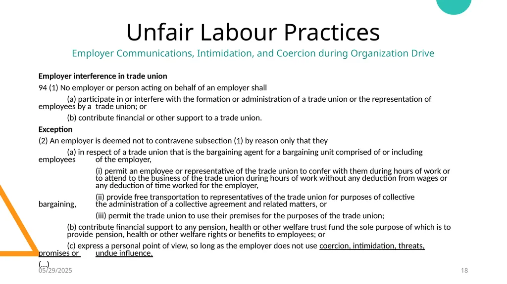 Yukon Workplace Law William Clements Koskie Glavin - slide 18 of 28