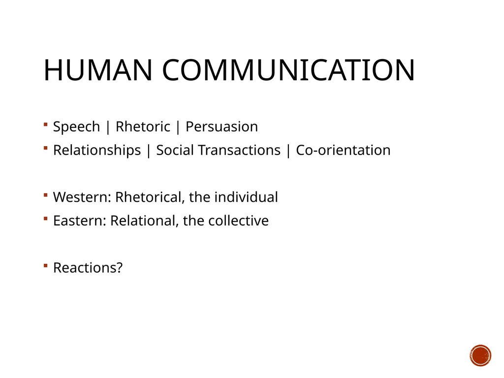 Human Communication & Interpersonal Com Dr. - slide 3 of 16