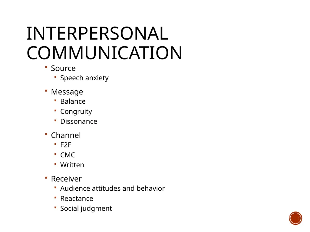 Human Communication & Interpersonal Com Dr. - slide 8 of 16