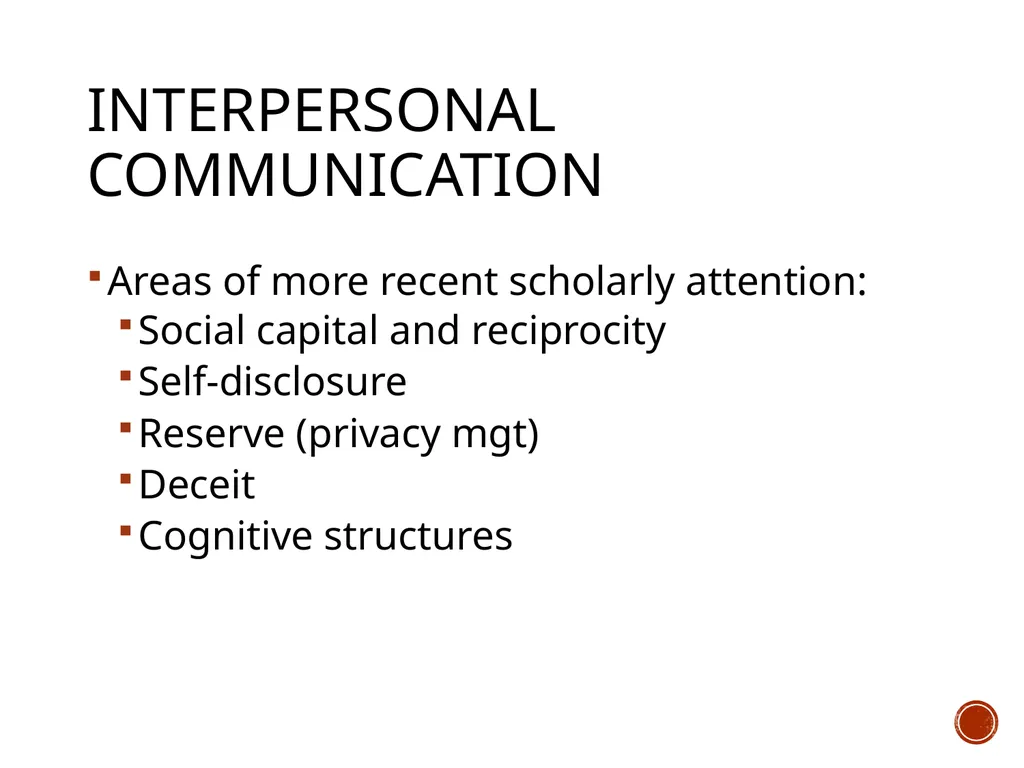 Human Communication & Interpersonal Com Dr. - slide 9 of 16