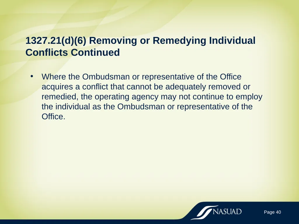 State Long-Term Care Ombudsman Program (LTCOP) - slide 40 of 44