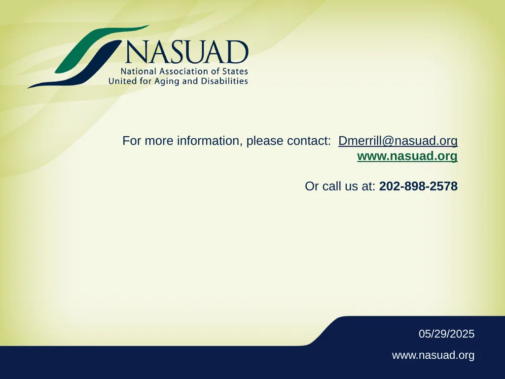 State Long-Term Care Ombudsman Program (LTCOP) - slide 44 of 44