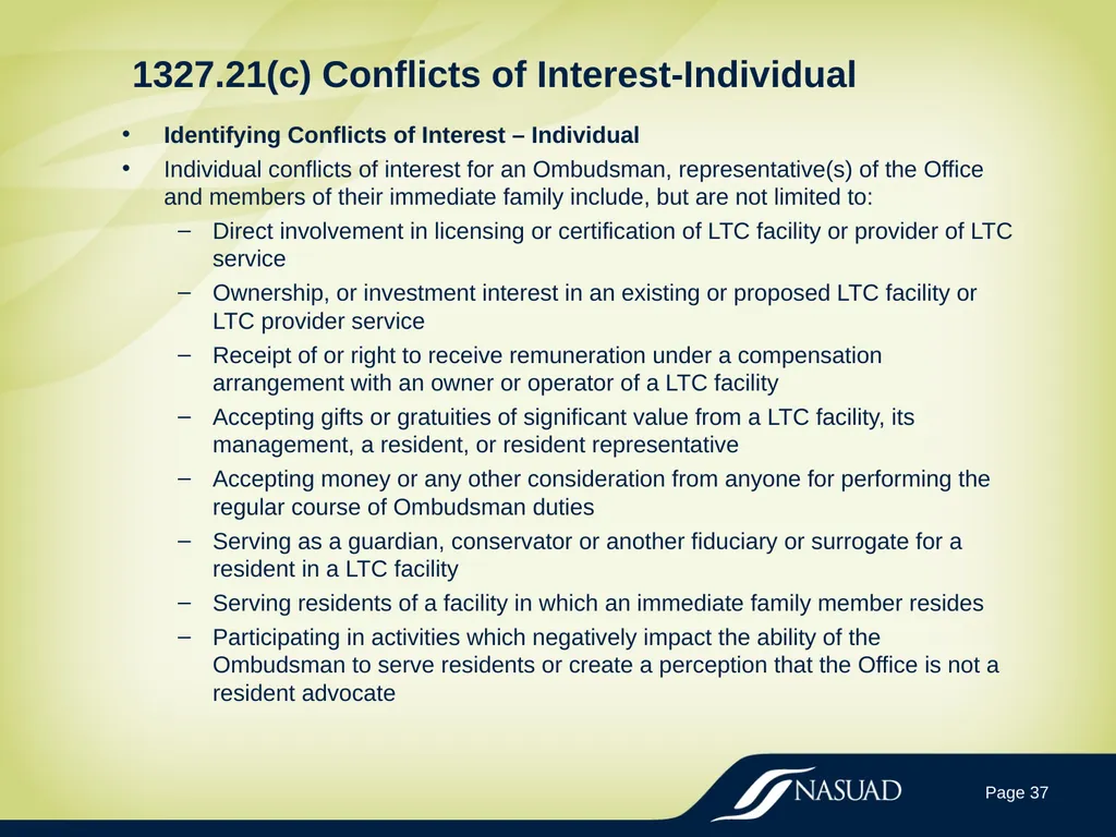 State Long-Term Care Ombudsman Program (LTCOP) - slide 37 of 44
