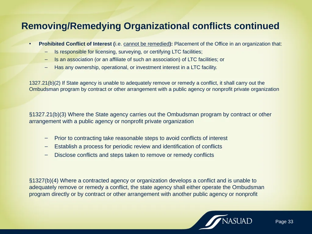 State Long-Term Care Ombudsman Program (LTCOP) - slide 33 of 44
