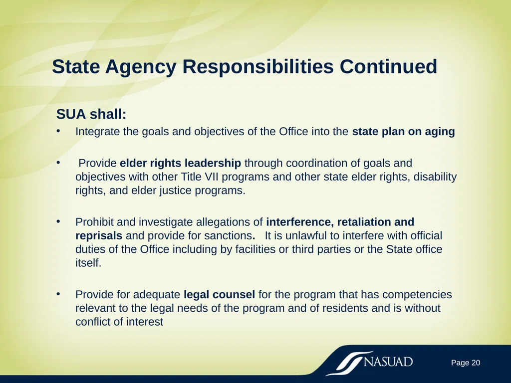 State Long-Term Care Ombudsman Program (LTCOP) - slide 20 of 44