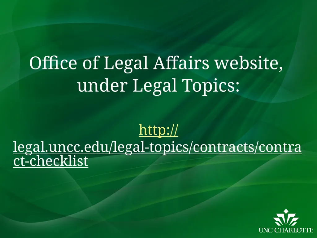Contracts Training January 29, 2020 Brad Trahan - slide 2 of 21
