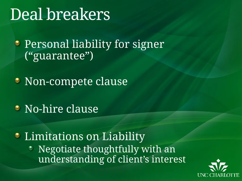 Contracts Training January 29, 2020 Brad Trahan - slide 12 of 21