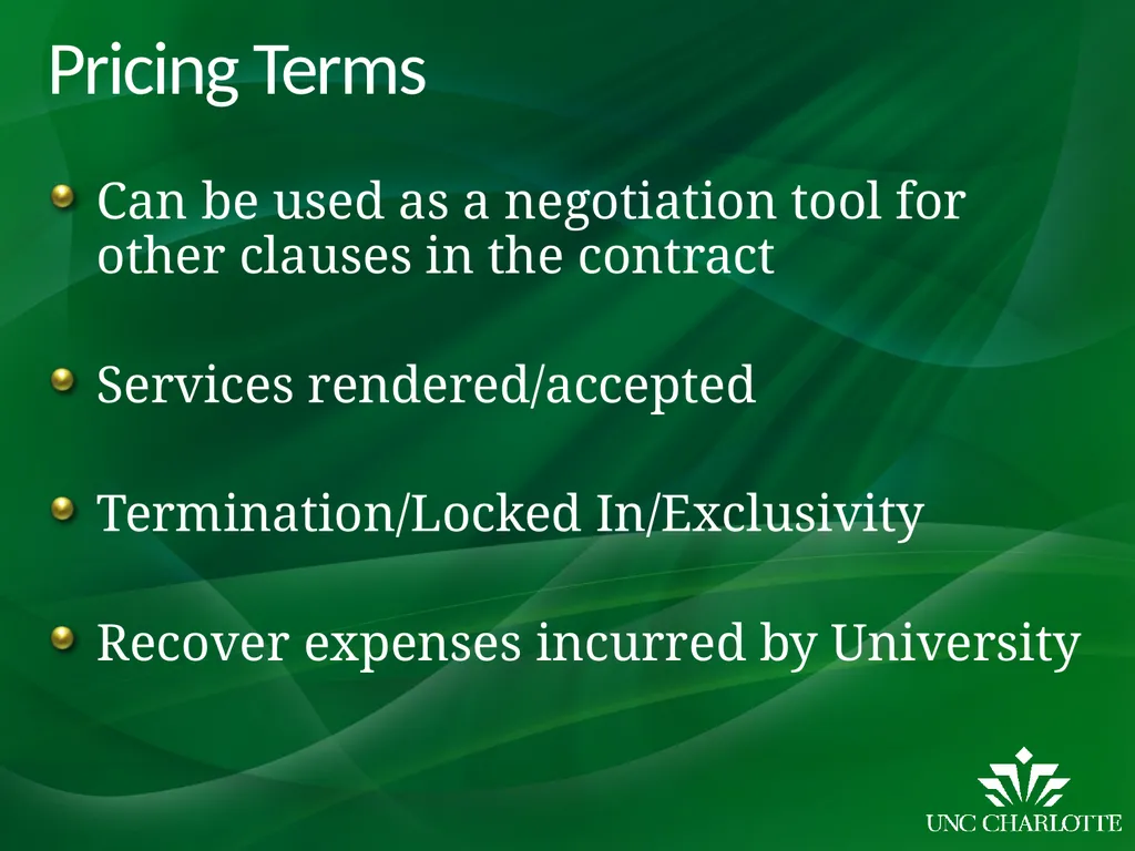 Contracts Training January 29, 2020 Brad Trahan - slide 18 of 21