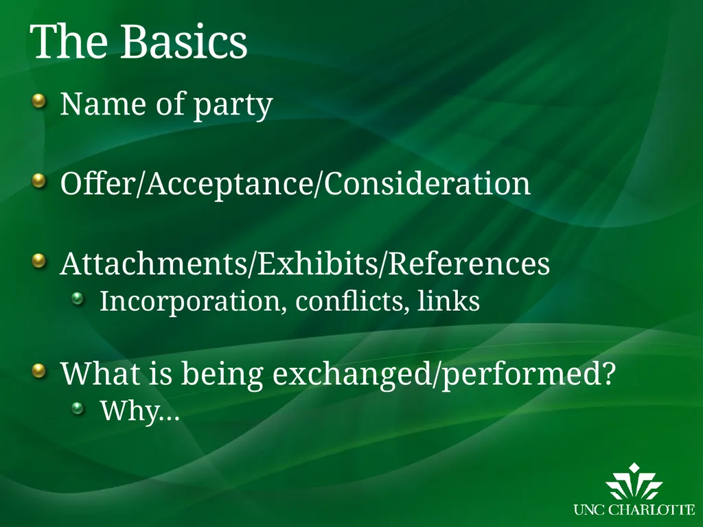 Contracts Training January 29, 2020 Brad Trahan - slide 4 of 21