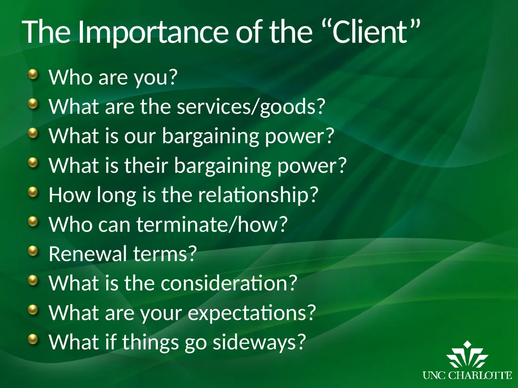 Contracts Training January 29, 2020 Brad Trahan - slide 7 of 21