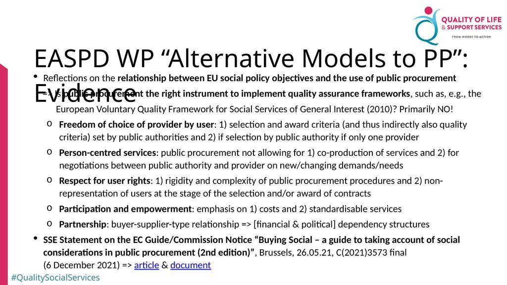 Workshop 3: Funding Quality? Identifying promising - slide 8 of 10