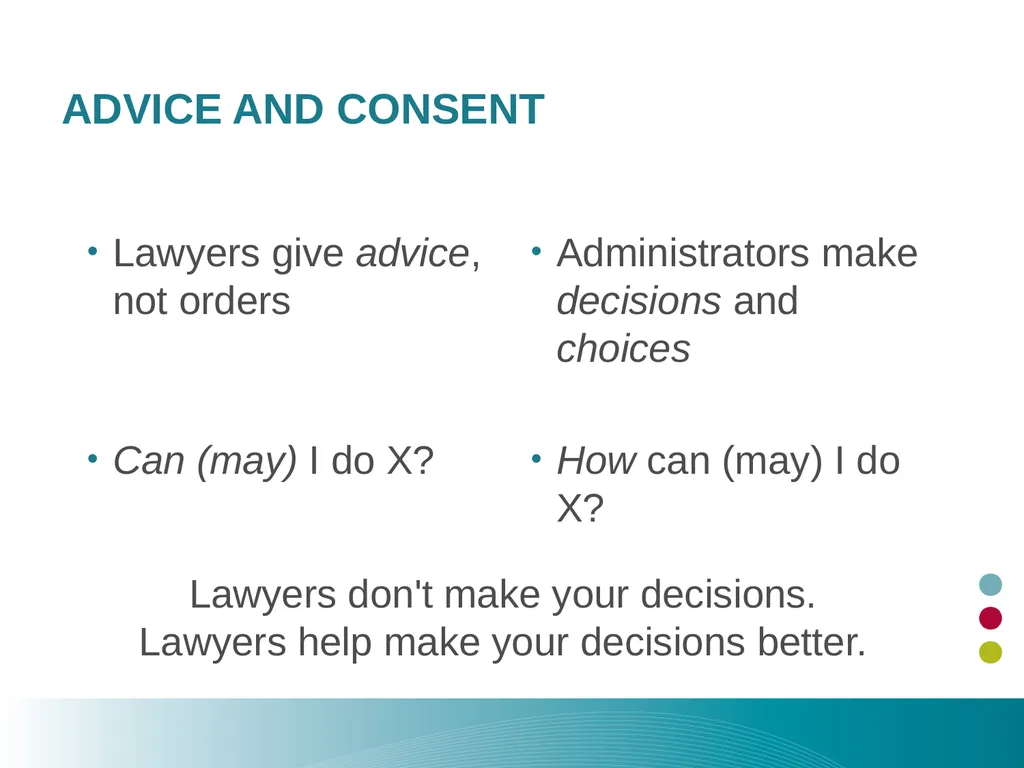 A Conversation with Campus Counsel on Current - slide 6 of 30