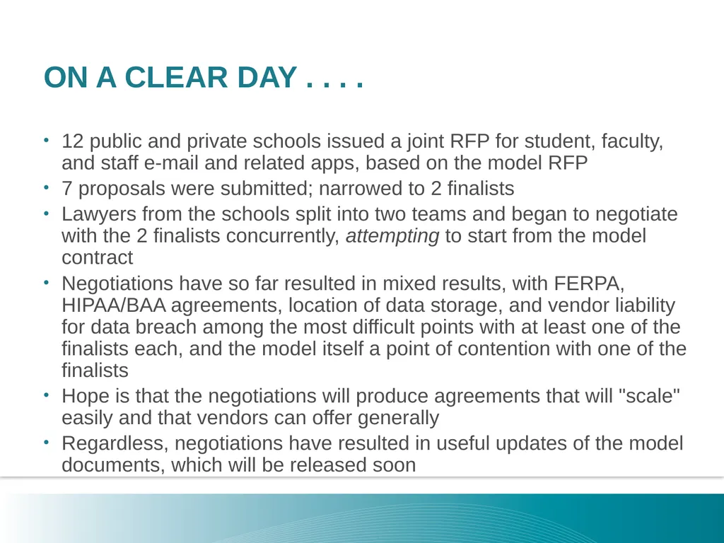 A Conversation with Campus Counsel on Current - slide 25 of 30