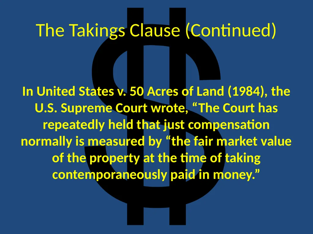 The U.S. Uniform Relocation Assistance and Real - slide 6 of 21