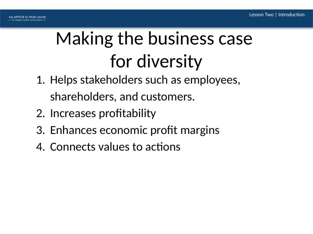 Exploring PR Diversity in Demographics, Academia, - slide 13 of 14