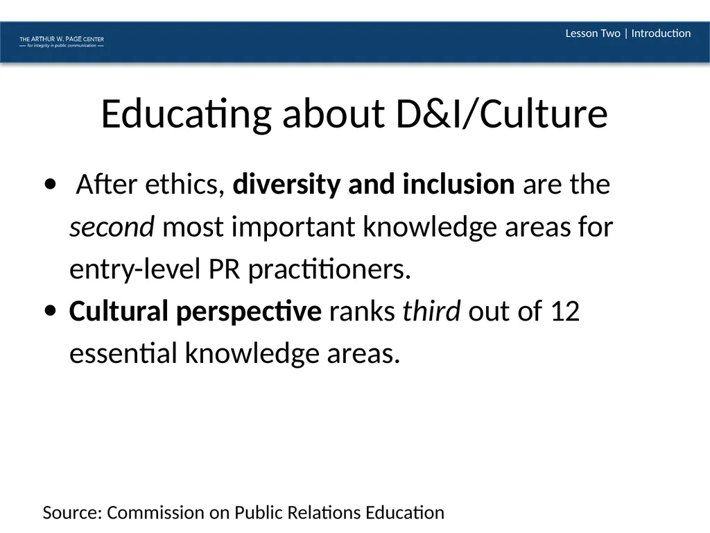 Exploring PR Diversity in Demographics, Academia, - slide 6 of 14