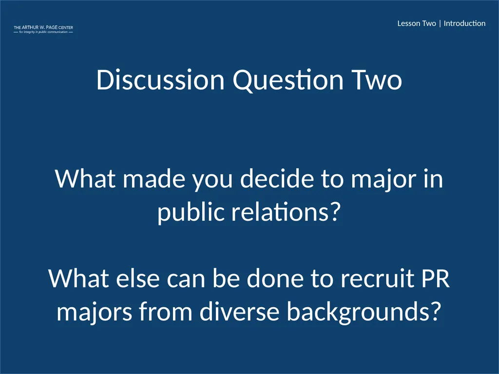 Exploring PR Diversity in Demographics, Academia, - slide 9 of 14