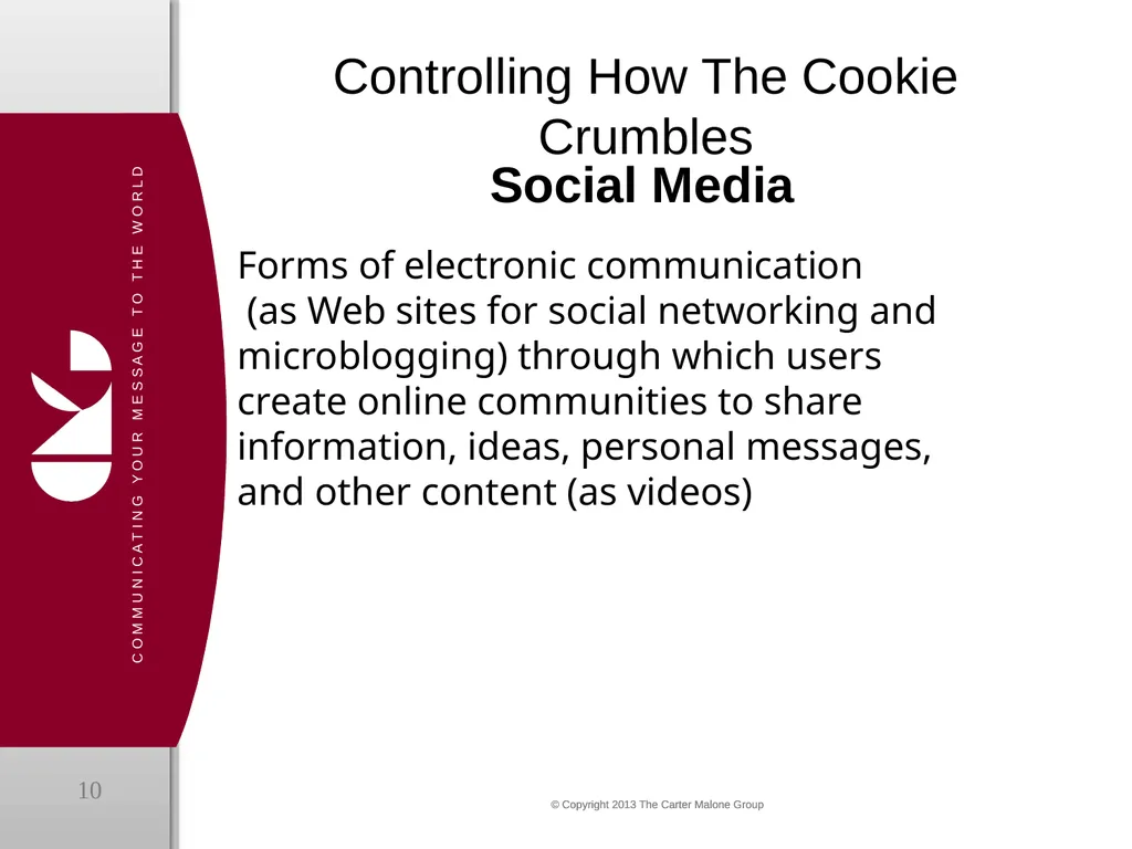 The Carter Malone Group, LLC Controlling How the - slide 10 of 12