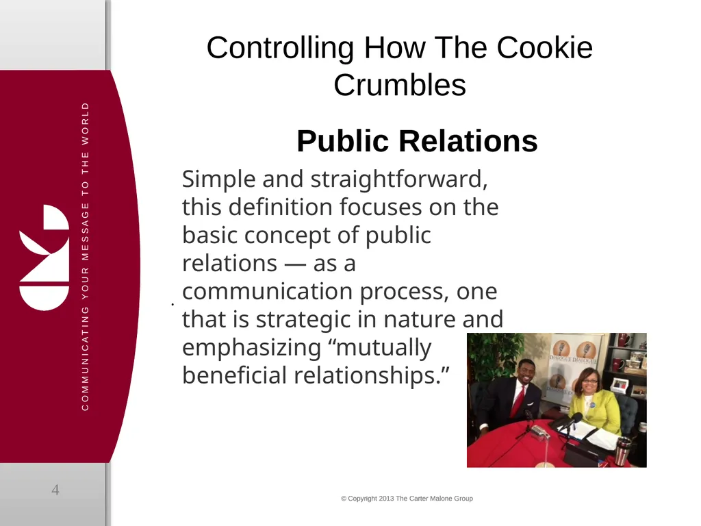 The Carter Malone Group, LLC Controlling How the - slide 4 of 12