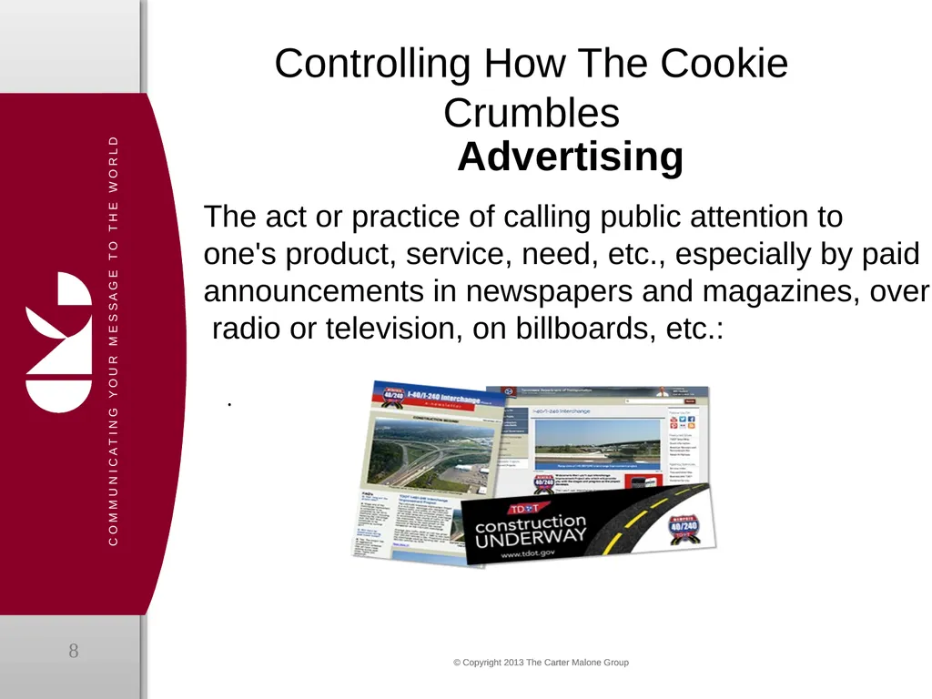 The Carter Malone Group, LLC Controlling How the - slide 8 of 12