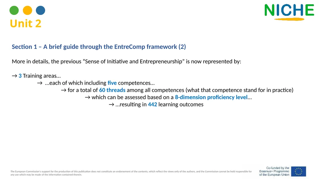 The EntreComp Framework for Intangible Heritage - slide 14 of 39