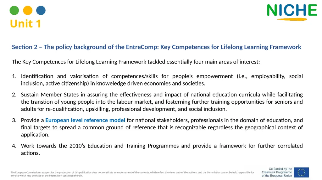 The EntreComp Framework for Intangible Heritage - slide 7 of 39