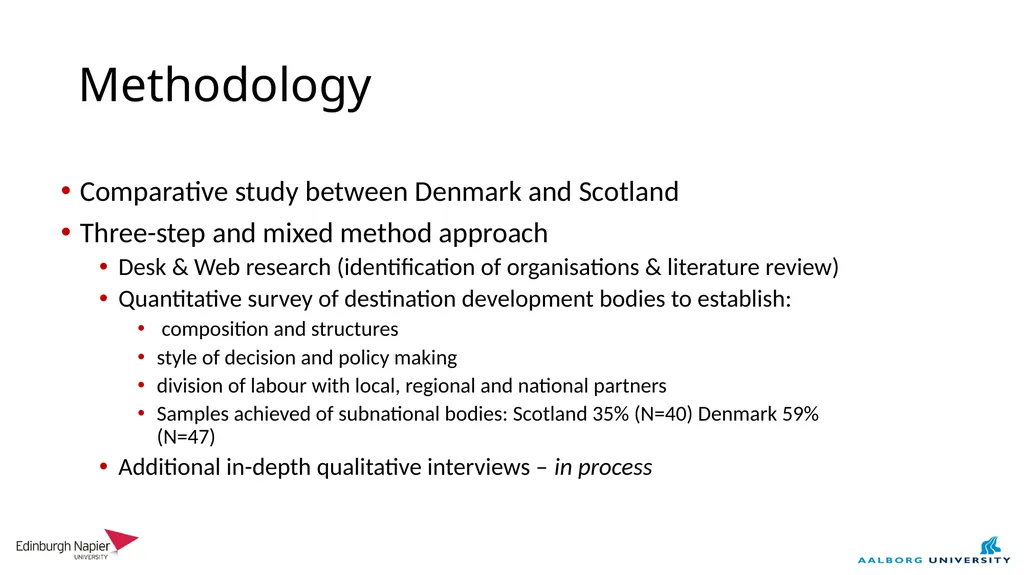 Organising tourist destinations in Scotland and - slide 4 of 10
